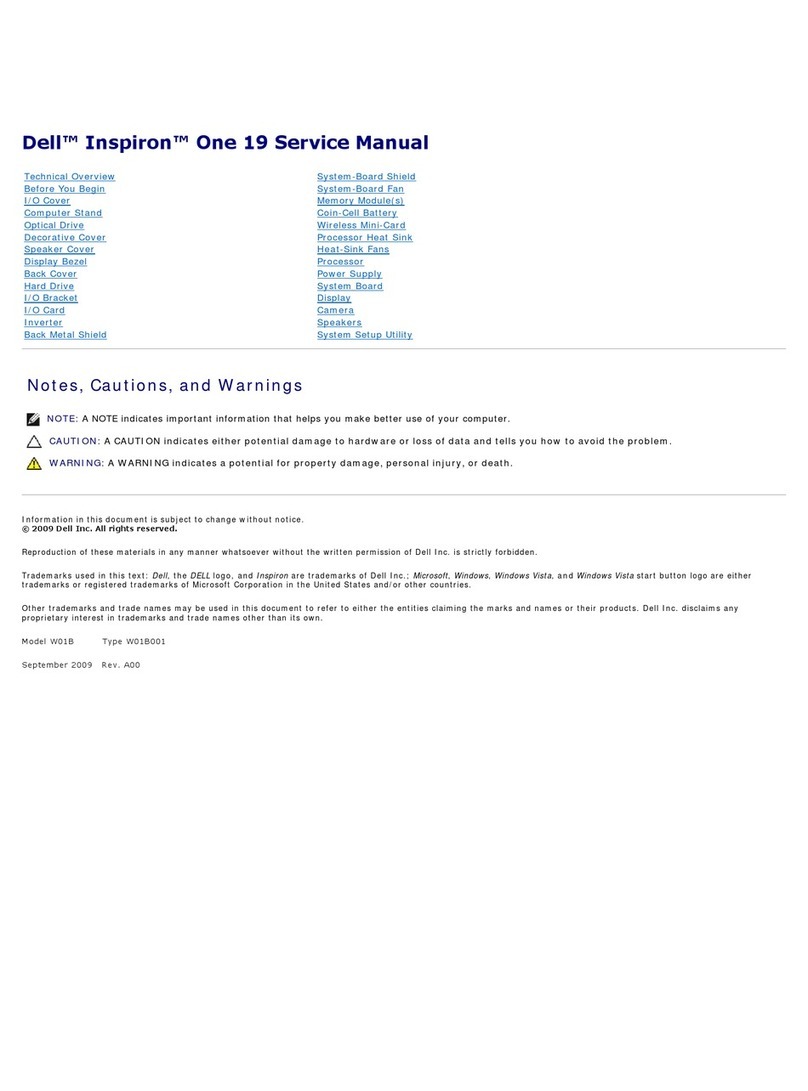 Dell Inspiron One 19 Touch User manual