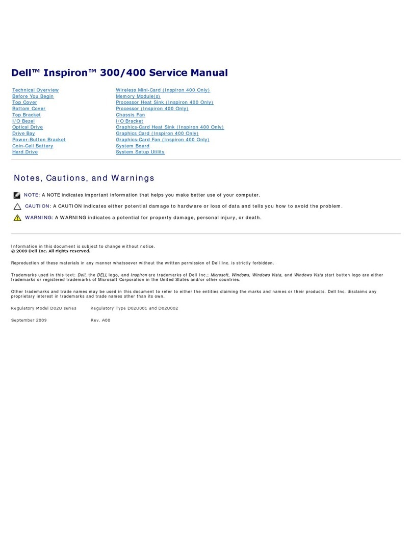 Dell Inspiron Zino Service manual