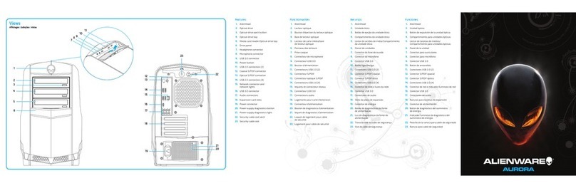 Dell Alienware Aurora R4 quick start guide