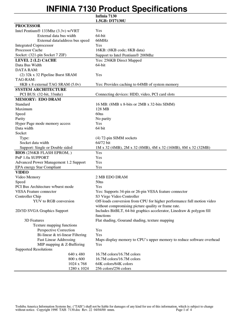 Toshiba 7130 User manual
