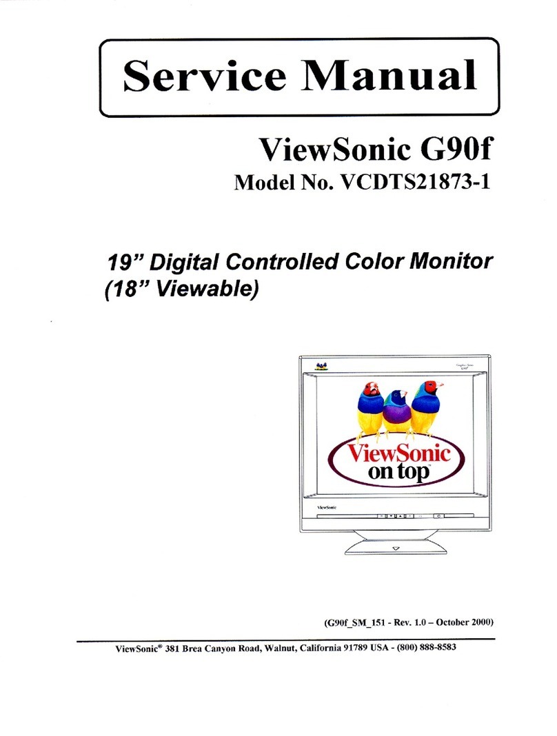 ViewSonic G90f User manual