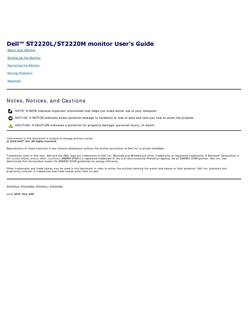 Dell ST2220L User manual