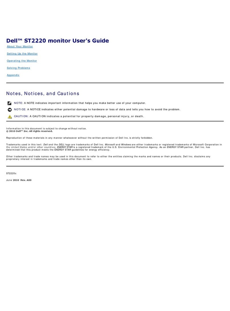 Dell ST2220 User manual