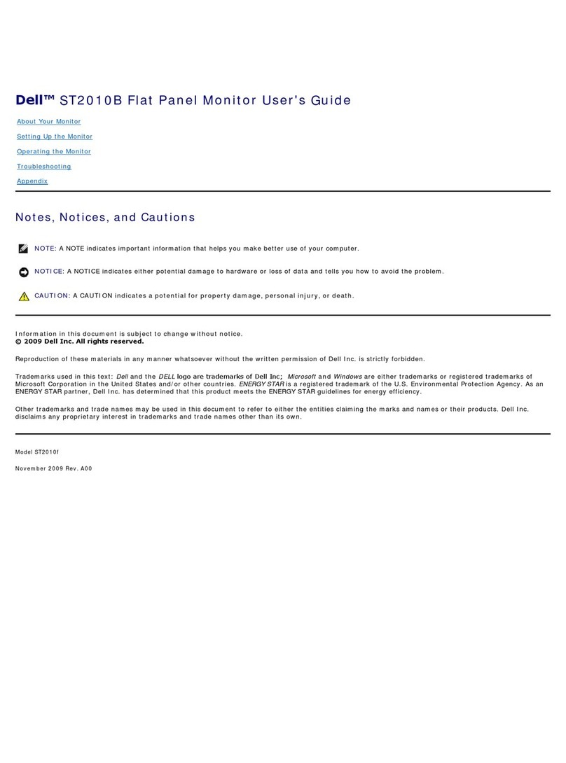 Dell ST2010B User manual