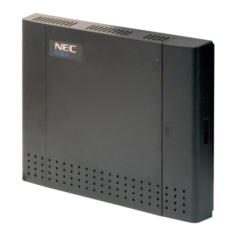 NEC 1090030 - DSX Systems PHONE SuperDisp Phone... User manual