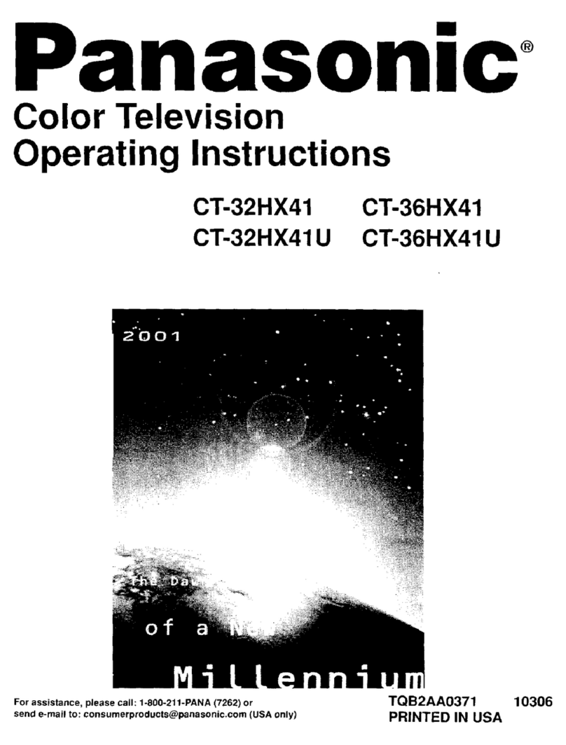 Panasonic CT-36HX41U User manual