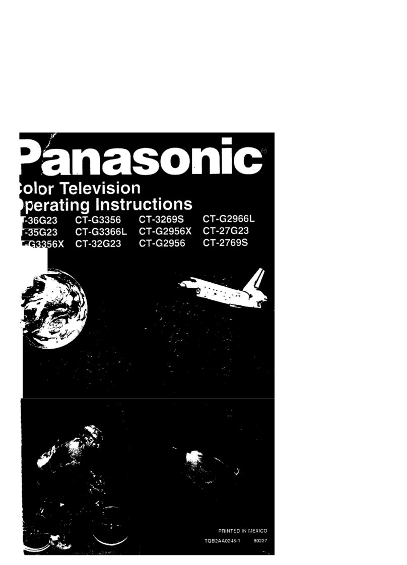 Panasonic CT-G2966L User manual