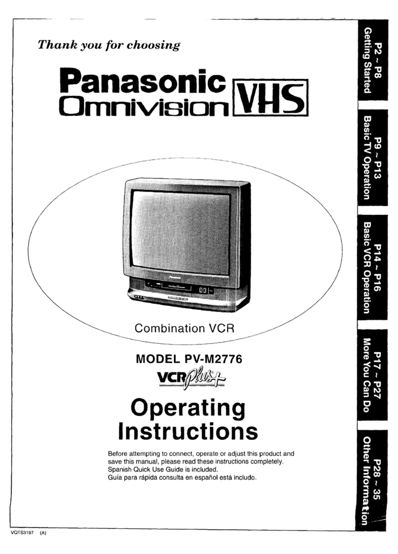 Panasonic OmniVision PV-M2776 User manual
