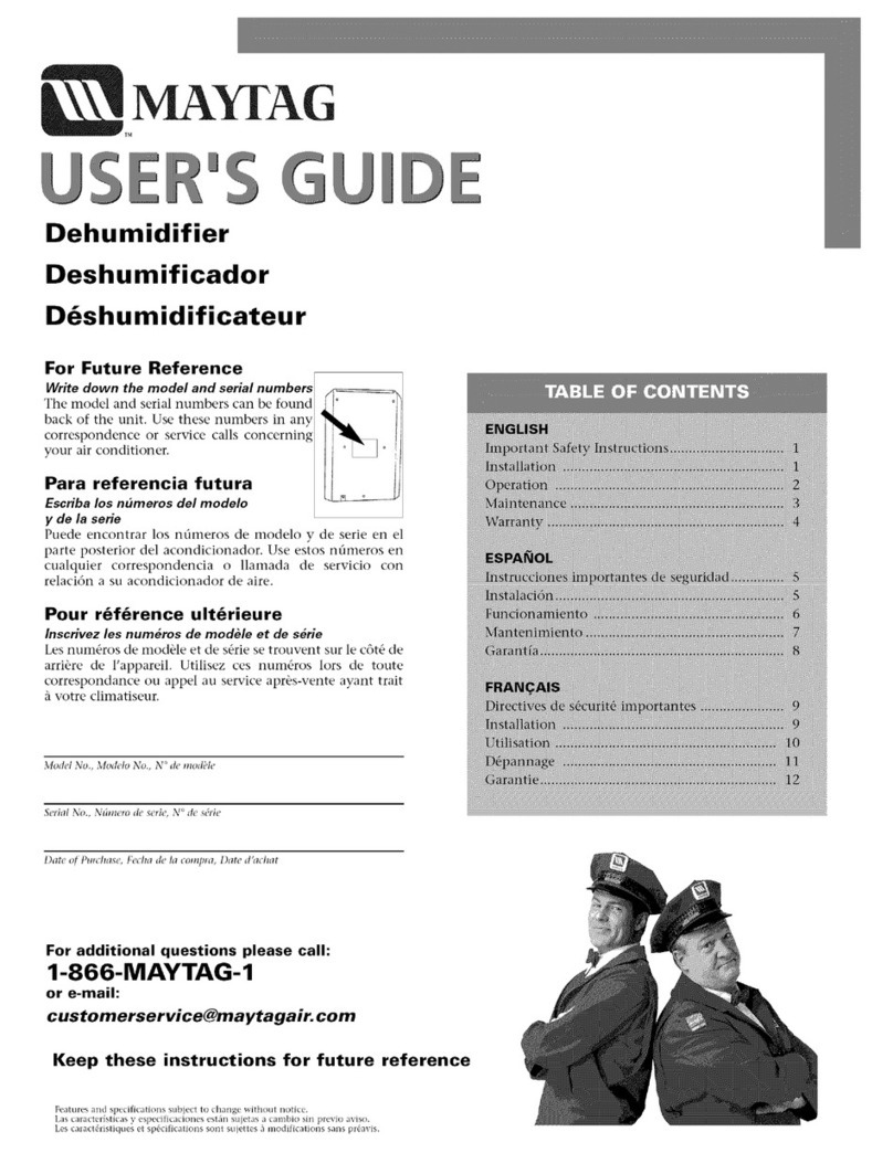 Maytag 23-11-2233N-008 User manual