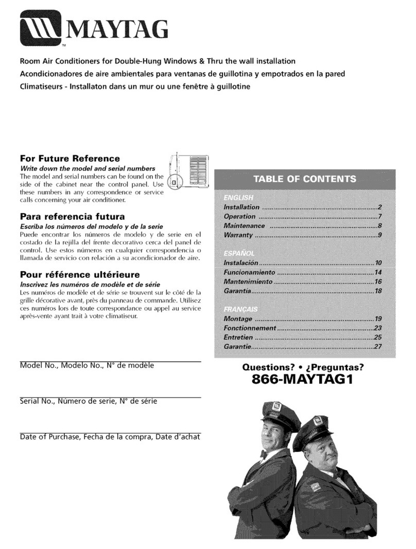 Maytag 23-11-2229N-005 User manual
