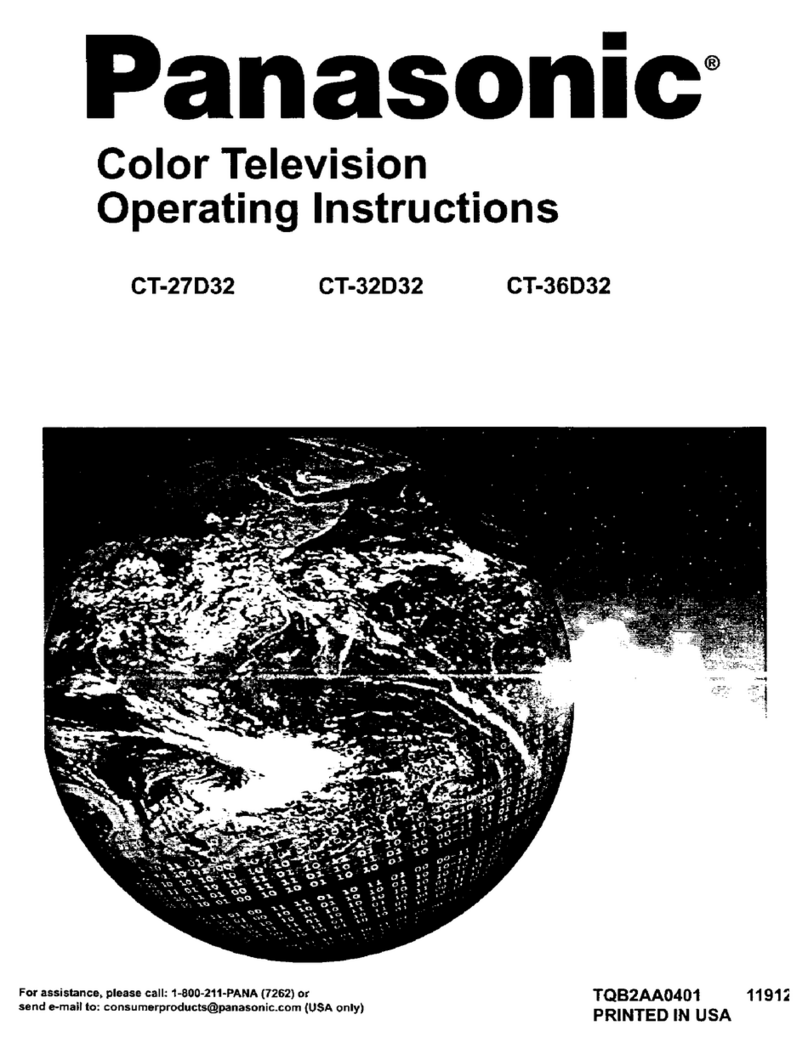 Panasonic CT-36D32 User manual