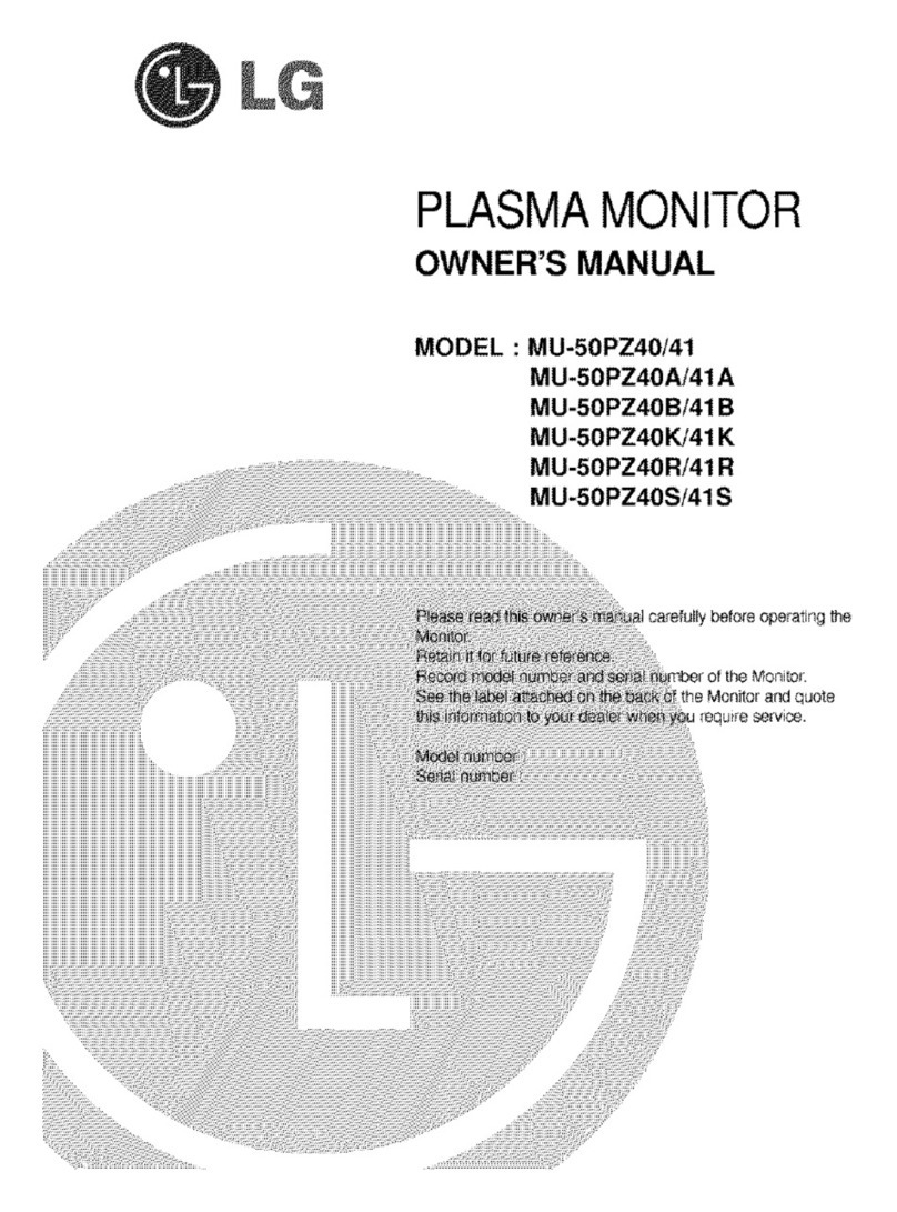 LG MU-50PZ41A User manual