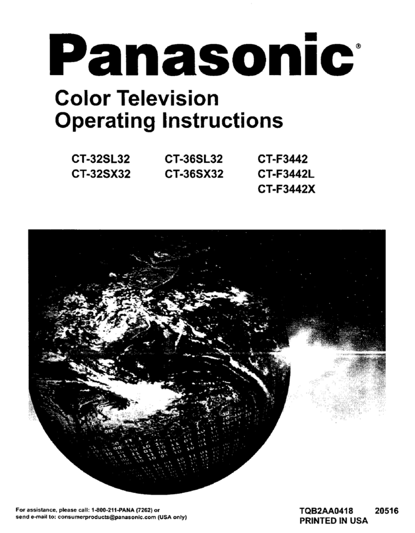 Panasonic CT-36SX32 User manual