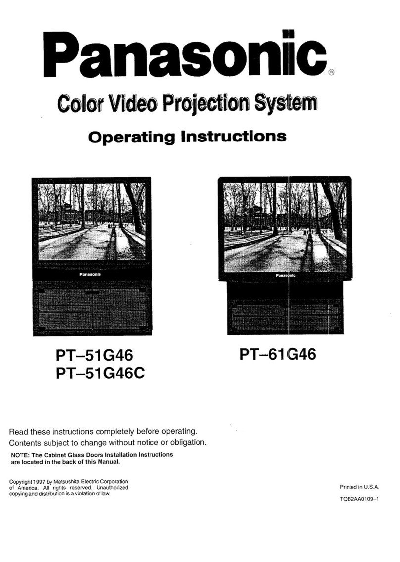 Panasonic PT-51G46C operating instructions