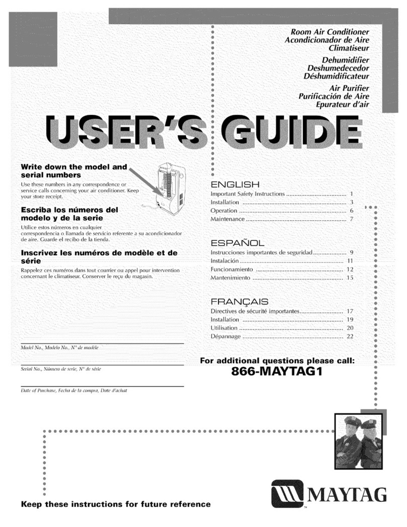 Maytag 22-11-2222N-003 User manual