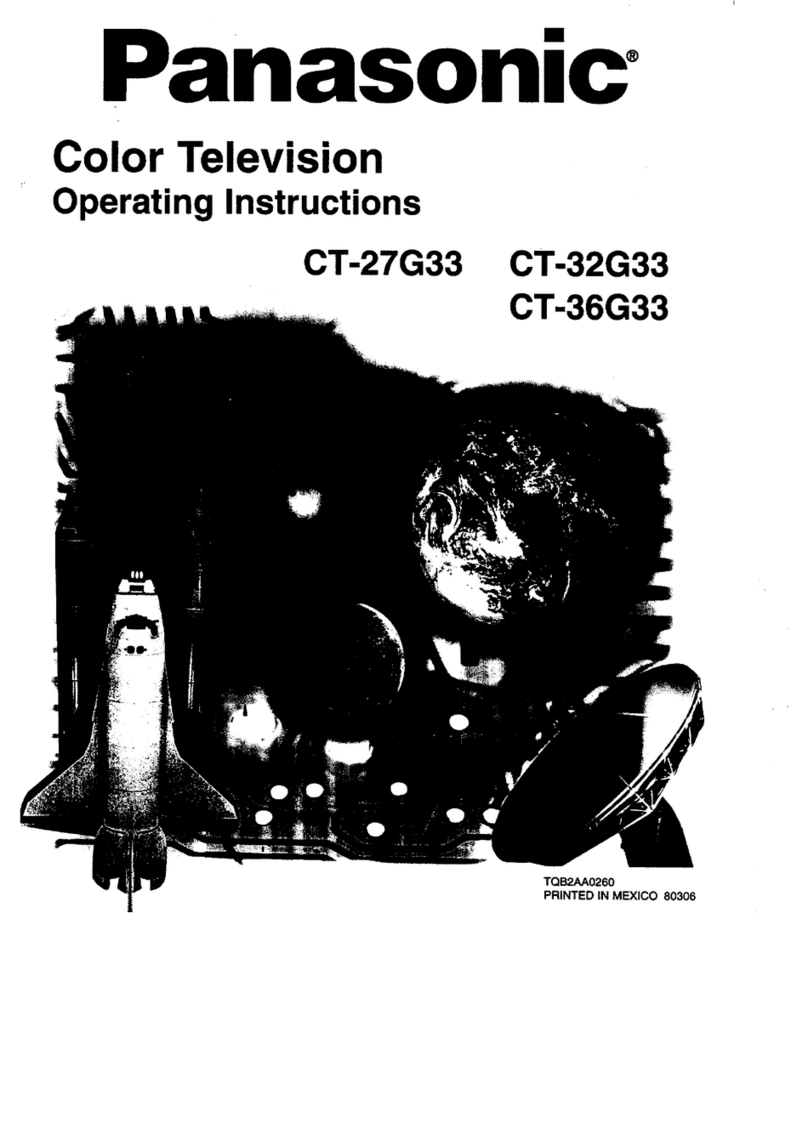 Panasonic CT-32G32 User manual Panasonic CT-32G32 User manual