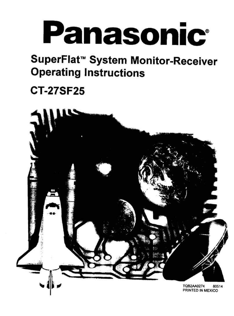 Panasonic CT-27SF25 operating instructions