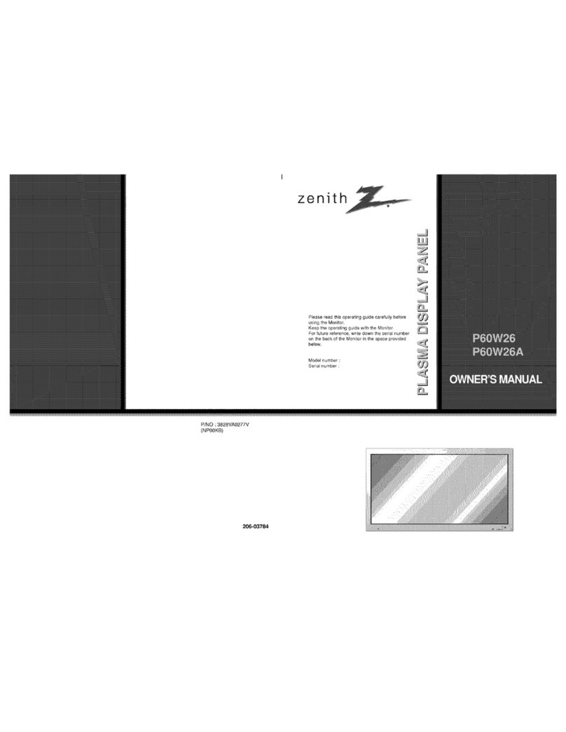 Zenith P60W26 Series User manual