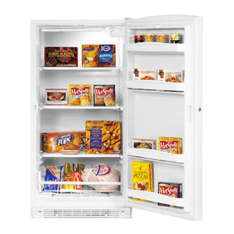 Maytag MQU1654BEW - 15.9 cu. Ft. Upright Freezer owner's manual