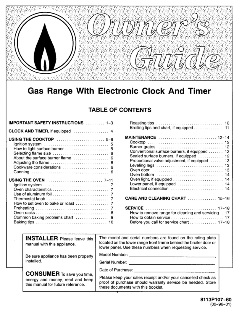 Maytag MGR4450BDW owner's guide