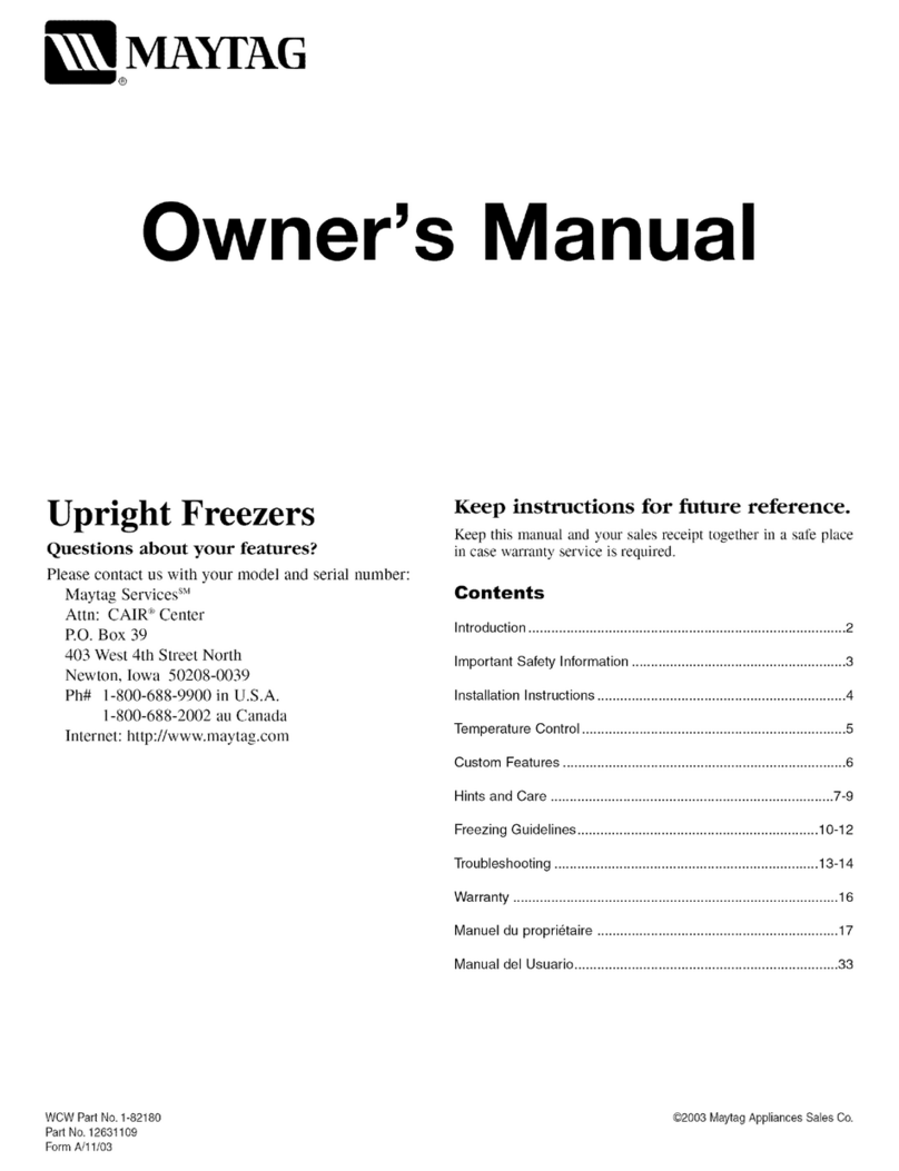 Maytag MQU1554AEW owner's manual