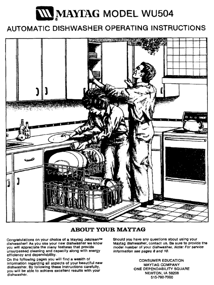 Maytag WU504 User manual