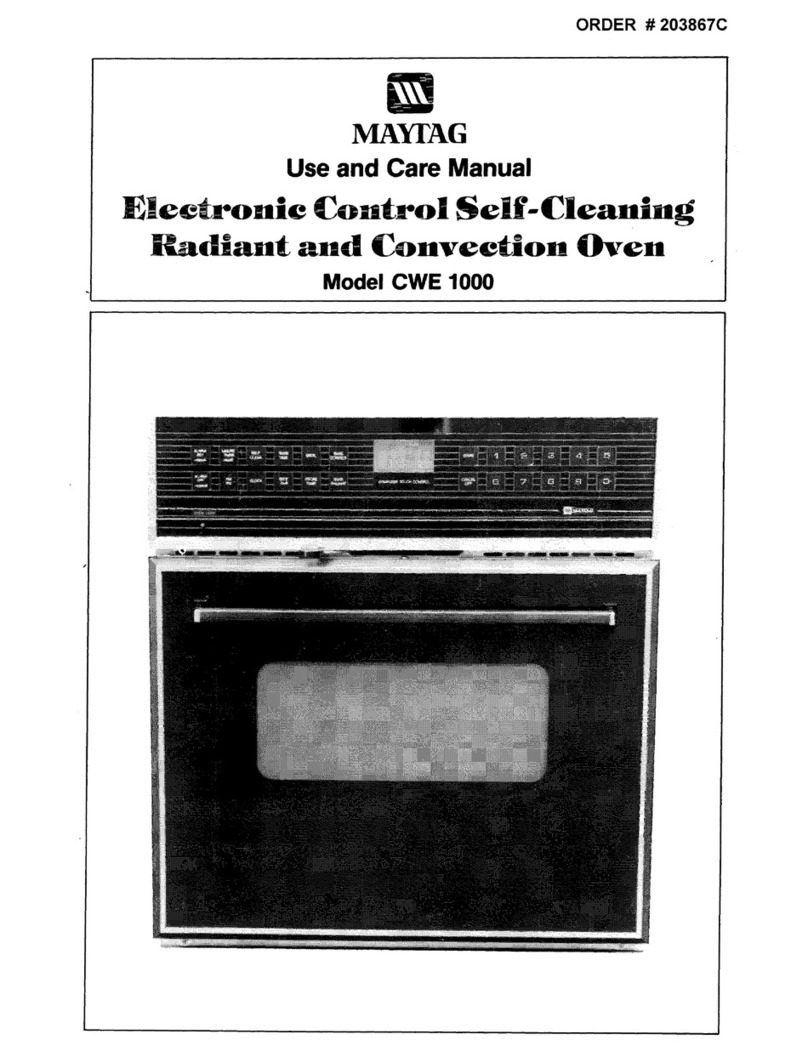 Maytag CWE 1000 User manual