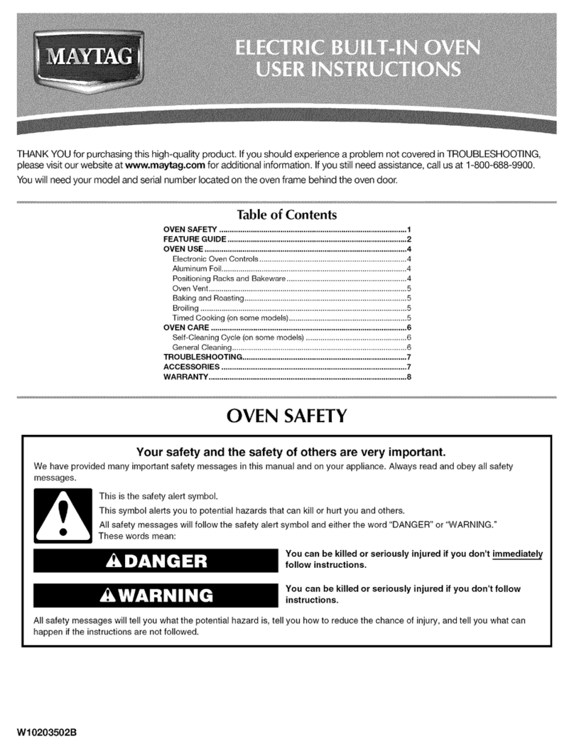 Maytag CWG3100AAE29 User instructions