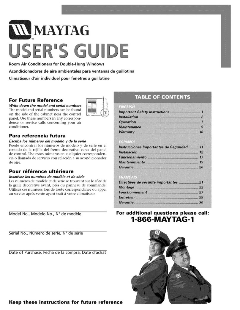 Maytag 23-11-2204N-006 user guide