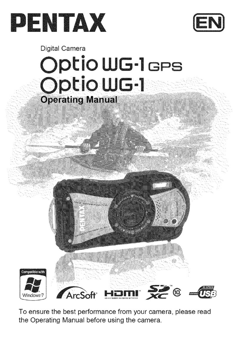 Pentax Optio WG-1 GPS Gray operating manual