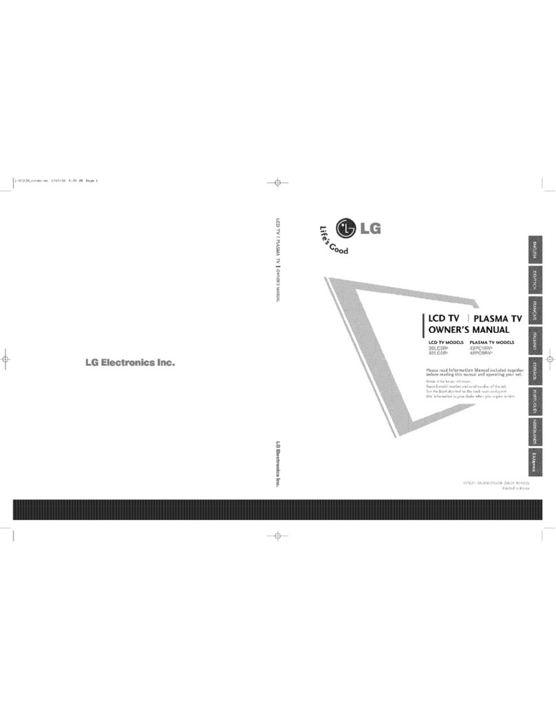 LG 32LC2R Series User manual