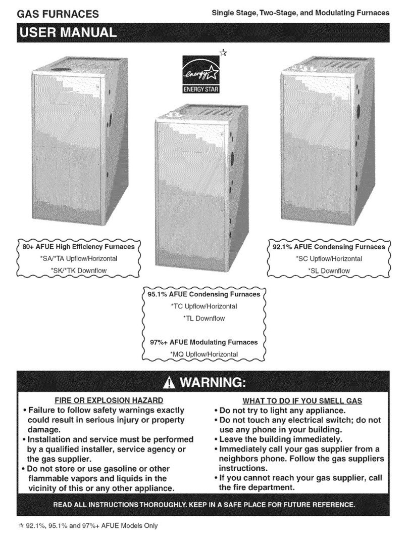 Nordyne FG7SA-045C-23A User manual
