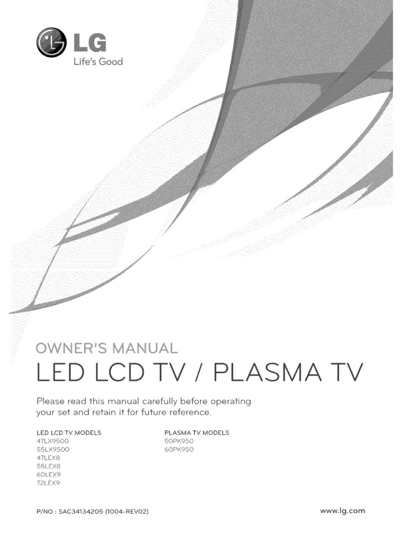 LG INFINIA 50PK950 User manual