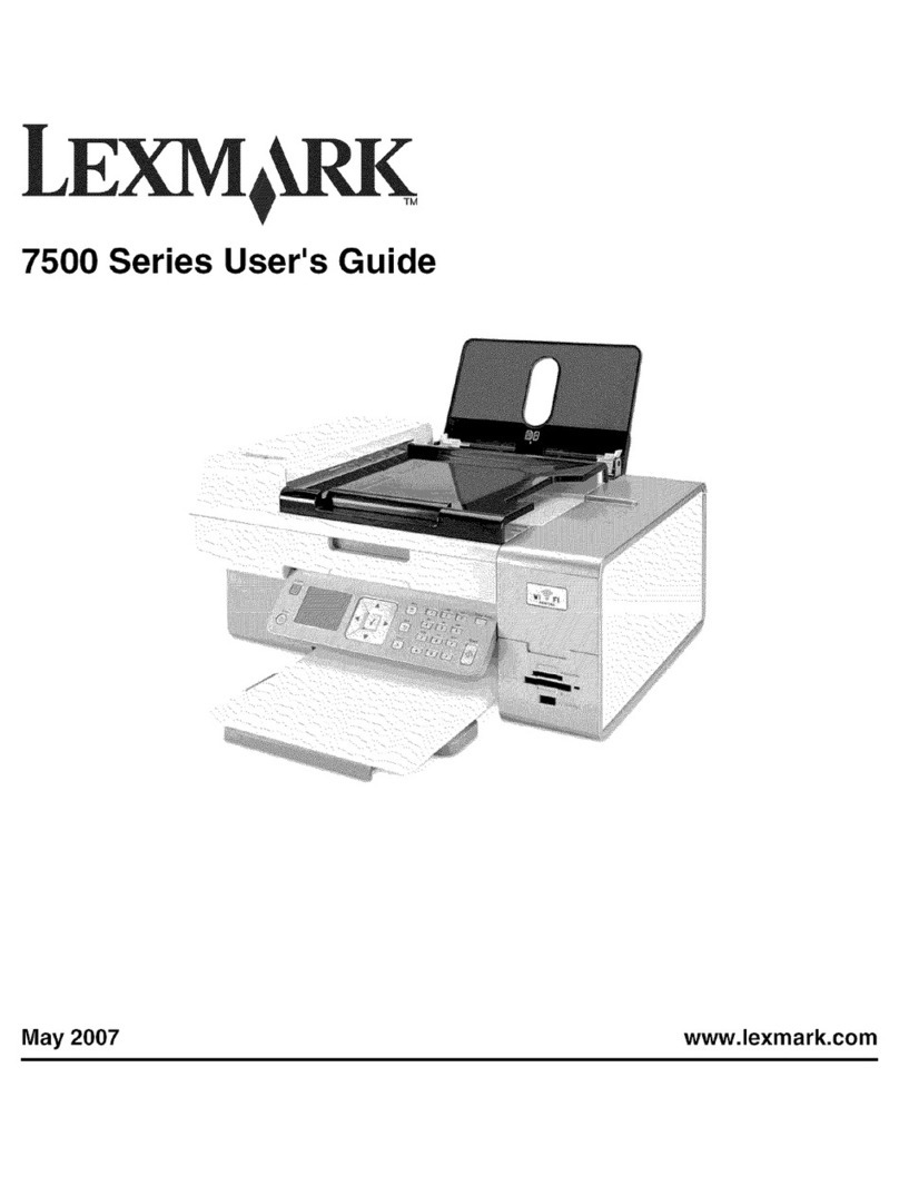 Lexmark 7550 Series user guide