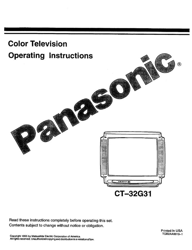 Panasonic CT-32G31 User manual Panasonic CT-32G31 User manual