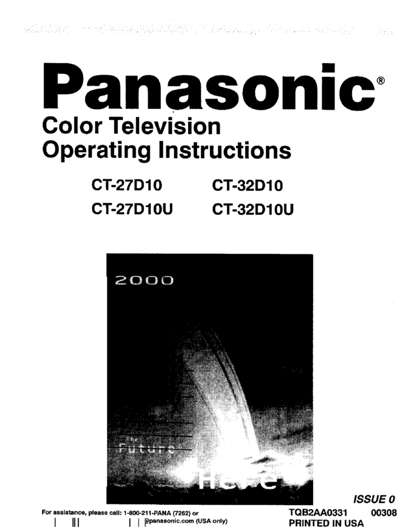 Panasonic CT-32D10 User manual