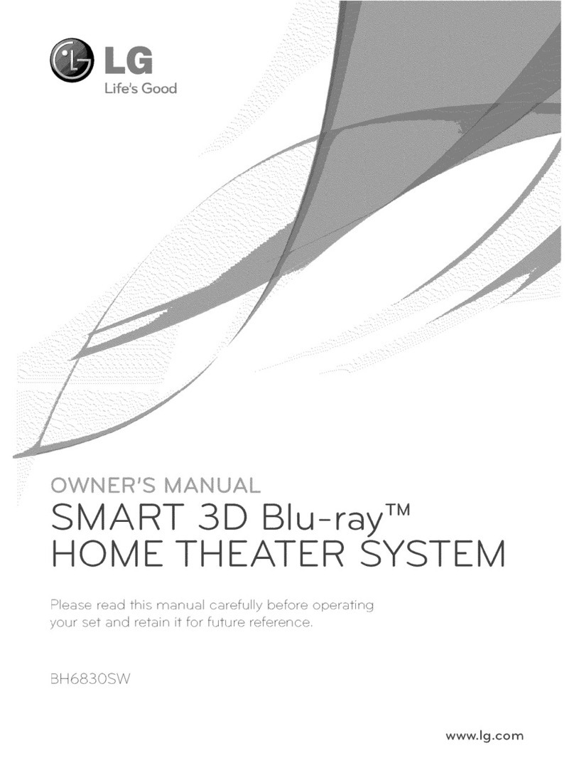 LG Smart 3D Blu-Ray BH6830SW owner's manual