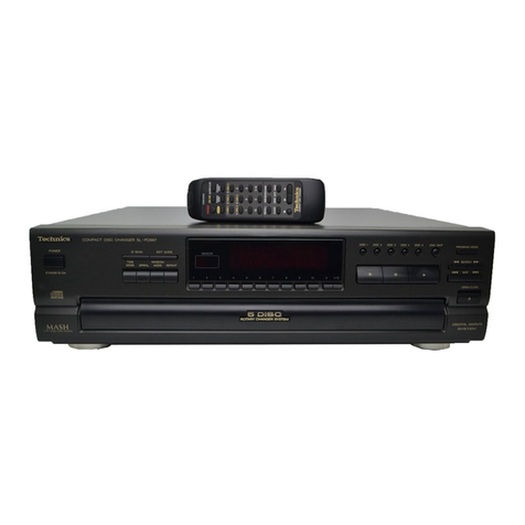 Technics SL-PD987 User manual Technics SL-PD987 User manual