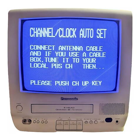 Panasonic Omnivision PV-M1378W User manual