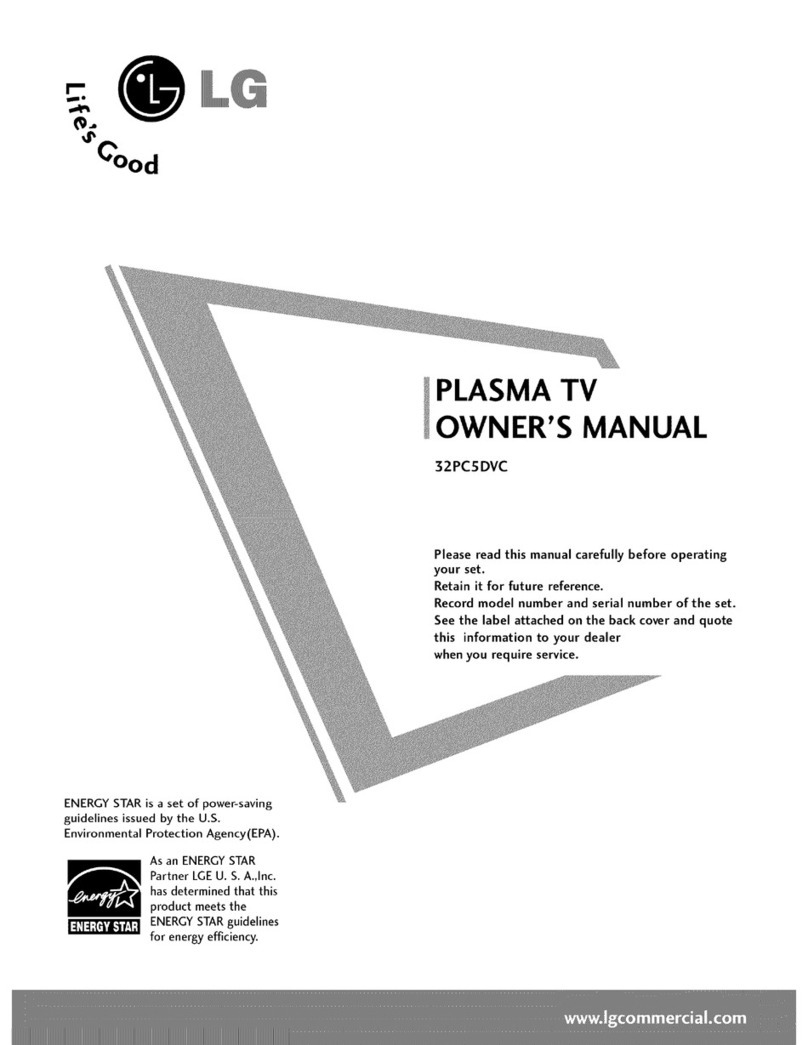 LG 32PC5DVC User manual