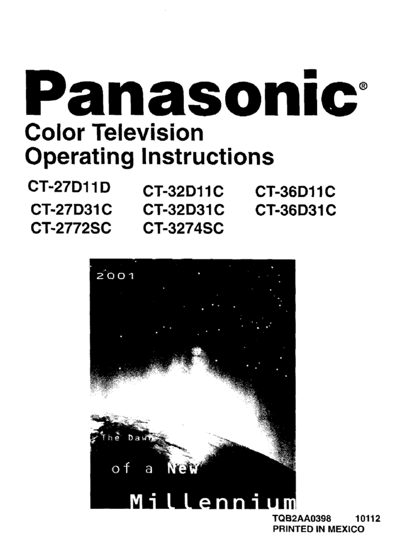 Panasonic CT-27D31C User manual