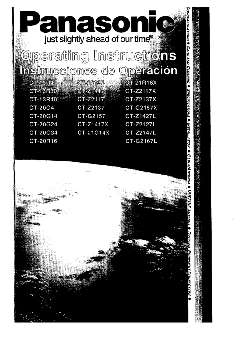 Panasonic CT13R40A DTV manual