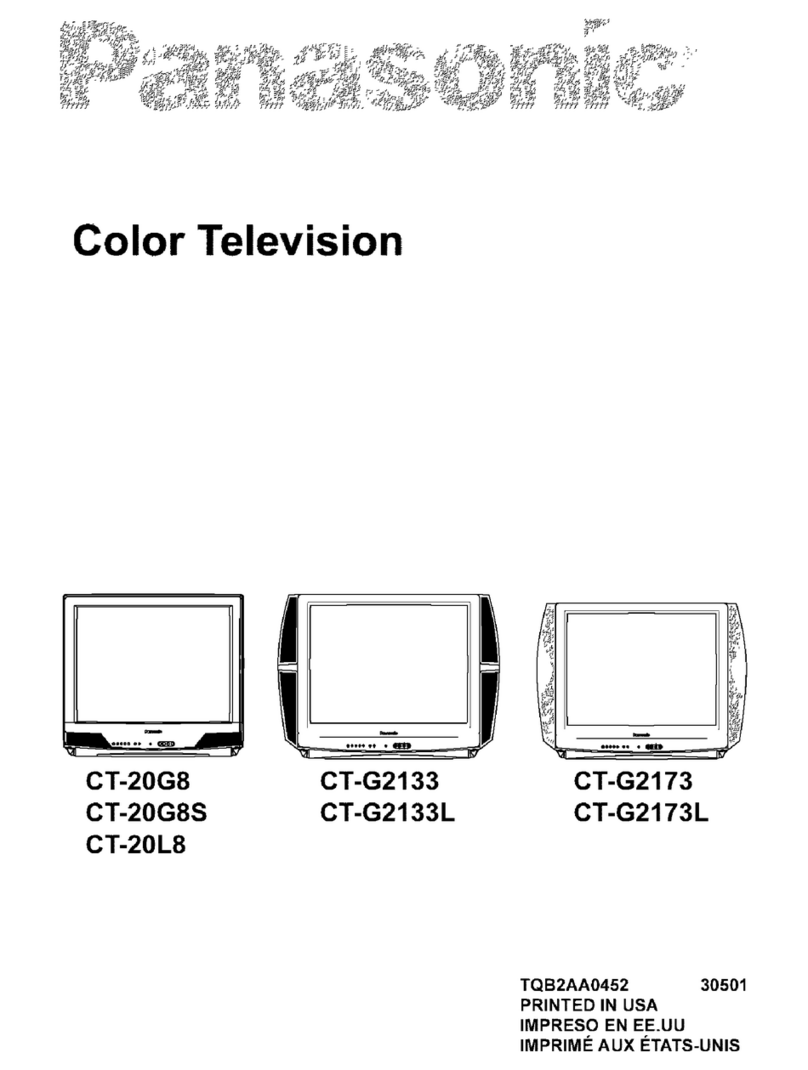 Panasonic CT-G2173 User manual