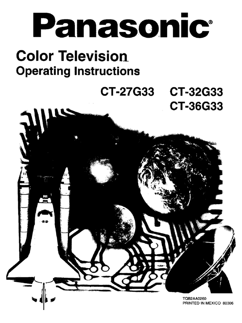 Panasonic CT-36G33 User manual