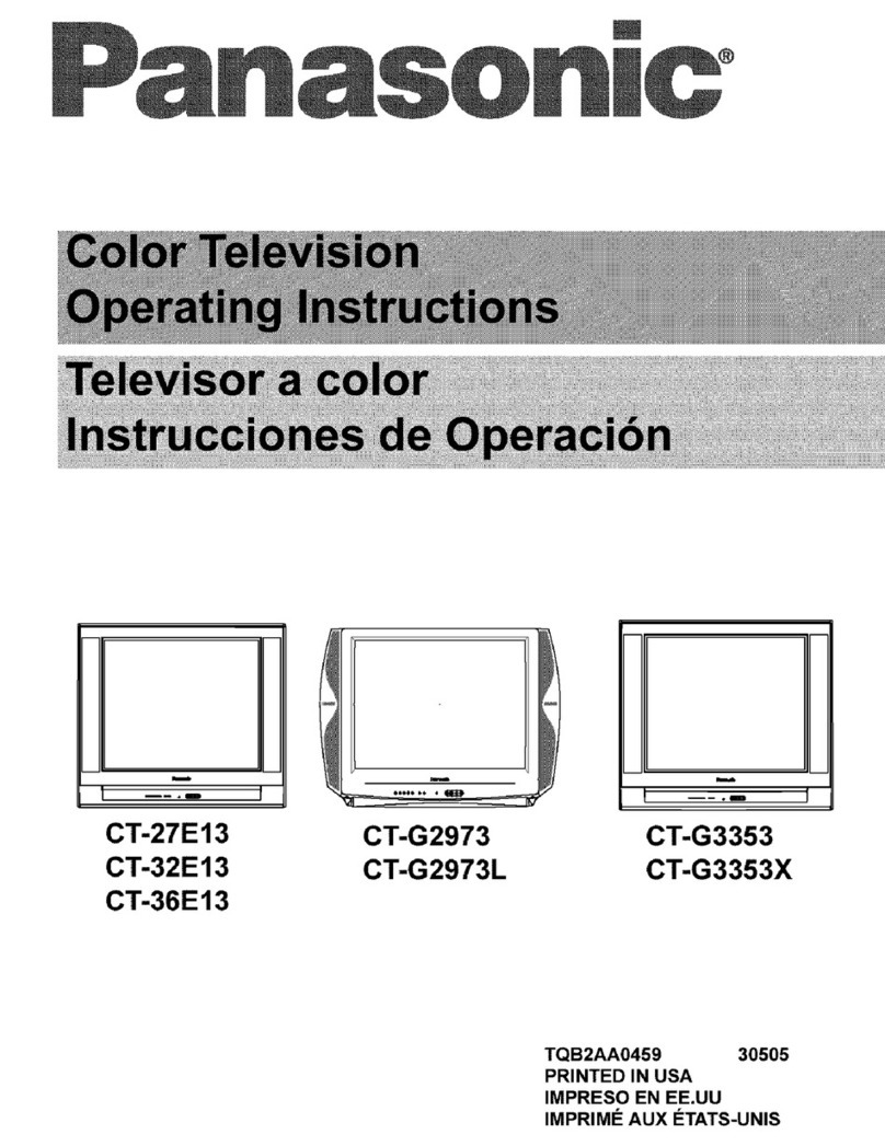 Panasonic CT-G2973 User manual