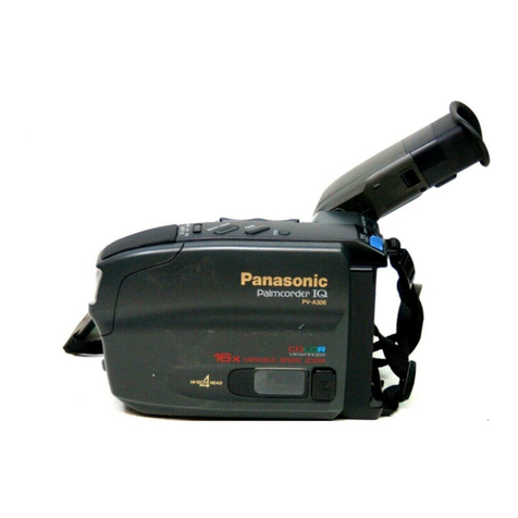 Panasonic Palmcorder IQ PV-A306 User manual