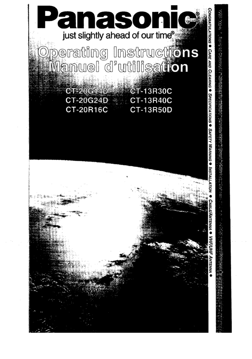 Panasonic CT-13R30C User manual