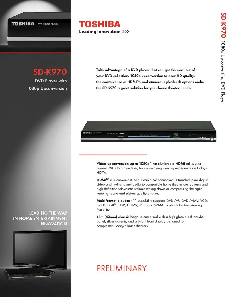Toshiba SD-K970KU User manual