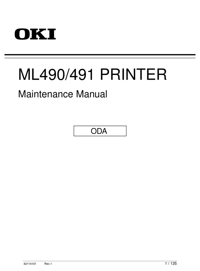 Oki ML490 Series User manual