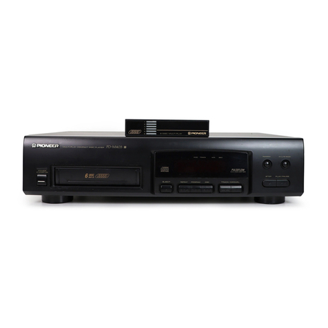 Pioneer PD-M403 User manual Pioneer PD-M403 User manual